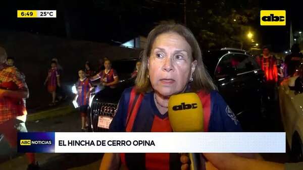 Video: El hincha de Cerro Porteño opina tras el empate  - ABC Noticias - ABC Color