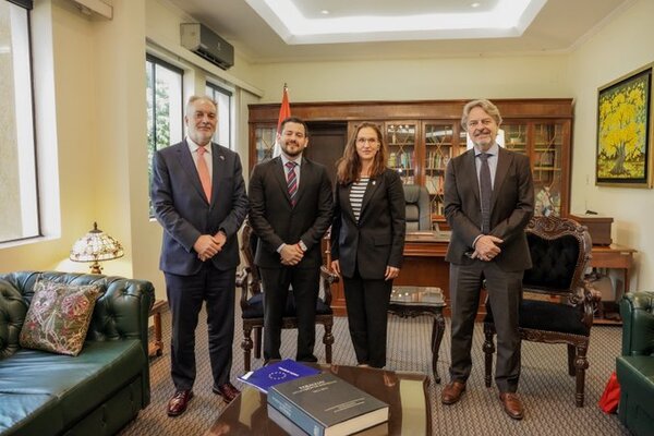 Presidente del TSJE recibió a Delegación de la Unión Europea