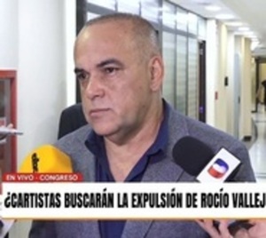 Senador cartista dice que no buscan expulsar a la diputada Vallejo - Paraguay.com