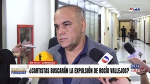 Senador cartista dice que no buscan la expulsión de la diputada Rocío Vallejo - Noticias Paraguay