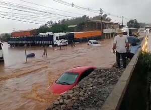 Inundación en Limpio: MOPC apunta a industrias y “construcciones precarias” como posibles causantes - Nacionales - ABC Color