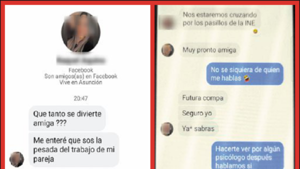 Joven denunció que “novia celosa enferma” le amenazó de muerte