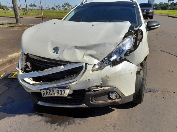 Otro accidente sobre la avenida Japón de Encarnación