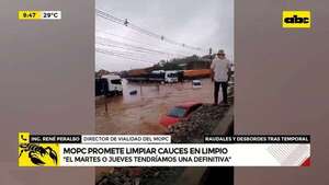 ¿Ya sabe el MOPC por qué Limpio se inundó con la última lluvia?  - ABC Noticias - ABC Color