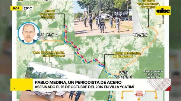 En el Día del Periodista recordamos a Pablo Medina, víctima de la narcopolítica - ABC Noticias - ABC Color