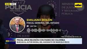 Video: Fiscal urge reunión con pares de Colombia - ABC Noticias - ABC Color