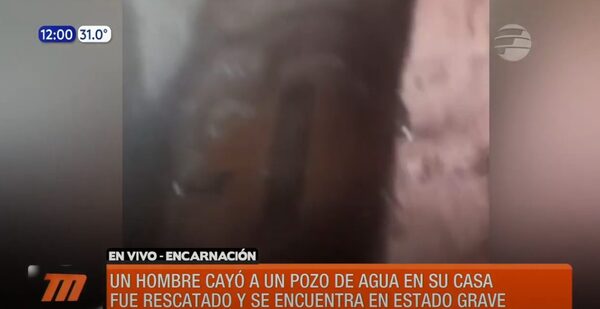 Cayó a un pozo de agua en su vivienda | Telefuturo