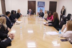 El Ministro Diesel se reunió con representantes de gremios de abogados de Alto Paraná