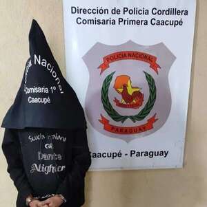 Detienen a joven que causaba zozobra en Caacupé - Policiales - ABC Color