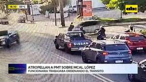 Video: atropellan a PMT sobre Mcal. López  - ABC Noticias - ABC Color