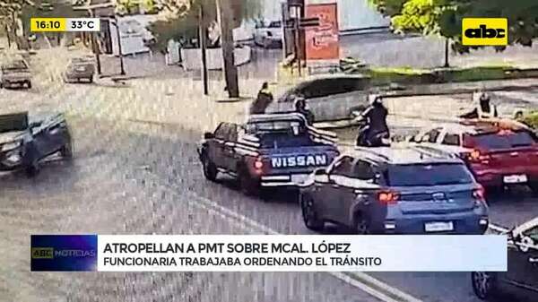 Video: atropellan a PMT sobre Mcal. López - ABC Noticias - ABC Color