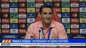 Cerro Porteño vs. Fluminense: Palabras del DT Manolo Jiménez