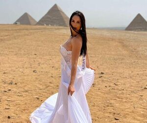 (VIDEO). Fabi Martínez una de las favoritas en la semifinal de Miss Eco en Egipto