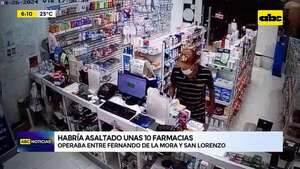 Video: Asaltante de farmacias utilizaba el auto de su papá para delinquir  - ABC Noticias - ABC Color