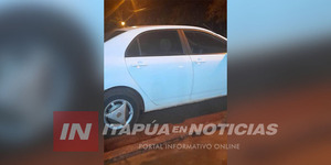 HURTARON UN AUTOMÓVIL EN EL DISTRITO DE TOMÁS R. PEREIRA - Itapúa Noticias