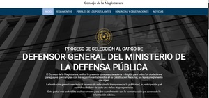 El lunes inicia evaluación de candidatos a Defensor Público en el Consejo de la Magistratura - Megacadena - Diario Digital