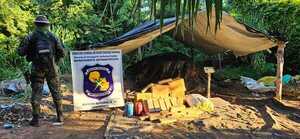 Desarticulan campamento narco en Reserva Natural Paso Bravo