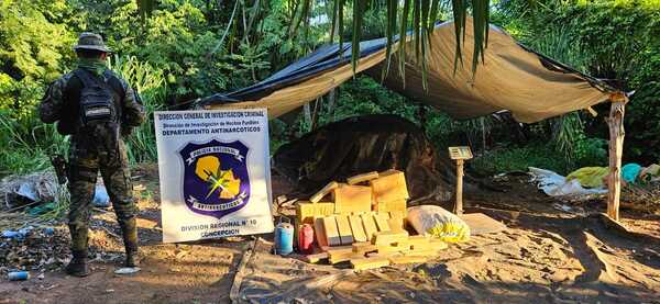 Desarticulan campamento narco en Reserva Natural Paso Bravo