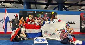 La Nación / Equipo paraguayo de robótica se consagra como finalista campeón en EE. UU.
