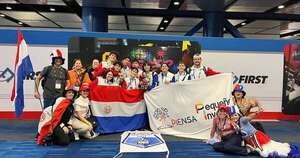 La Nación / Equipo paraguayo de robótica se consagra como finalista campeón en EE. UU.