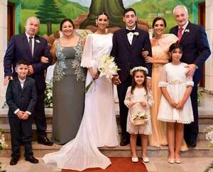 Silvia Ayala y Guillermo Gil se casaron  - Sociales - ABC Color