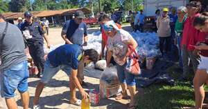 La Nación / Inundación en Ñeembucú: más de 2 mil familias damnificadas son asistidas por la Gobernación y la SEN