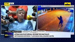 Video: esto dice el comandante de la Policía sobre el asalto tipo comando al BNF de Natalio - ABC Noticias - ABC Color