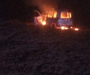 Vehículo se incendia en Itakyry