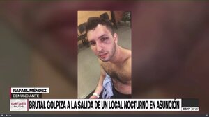Joven denuncia que fue brutalmente golpeado a la salida de un bar - Megacadena - Diario Digital