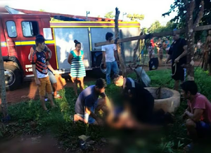 Limpieza de pozo termina con un muerto y dos en estado grave - Noticiero Paraguay