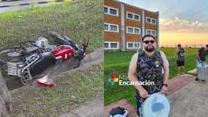 Joven motociclista fallece en accidente sobre la avenida Irrazábal de Encarnación