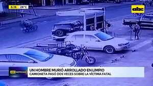 Video:  Un hombre murió arrollado en Limpio  - ABC Noticias - ABC Color