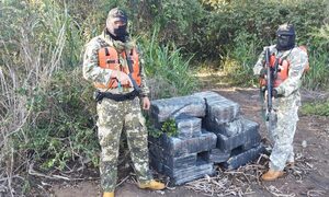 Incautan marihuana a orillas del Lago Itaipu