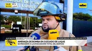 Video: Evacuan Palacio de Justicia de Luque debido a amenaza de bomba - ABC Noticias - ABC Color