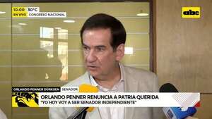 PPQ queda sin representación en el Senado: renunció Orlando Penner  - ABC Noticias - ABC Color