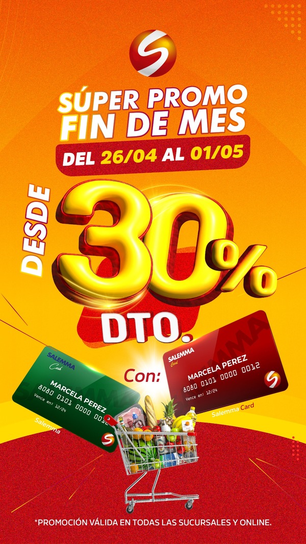 Después de un largo tiempo, regresó la esperada super promo de fin de mes a todas las sucursales de SALEMMA y a su plataforma online para sus fieles clientes. - La Clave