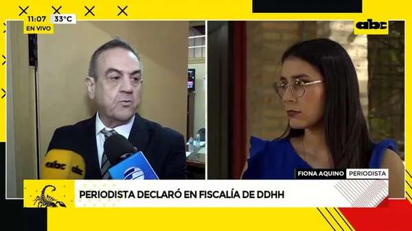 Agresión de Yamil Esgaib: periodista declara ante Fiscalía de DDHH - ABC Noticias - ABC Color