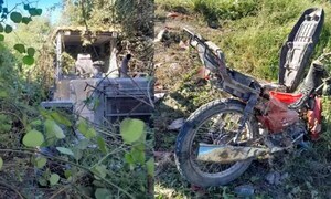 Choque entre tractor y motocicleta deja una fallecida y dos niñas en grave estado – Prensa 5