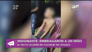 Indignante: Embriagaron a un niño en Itacurubí - SNT