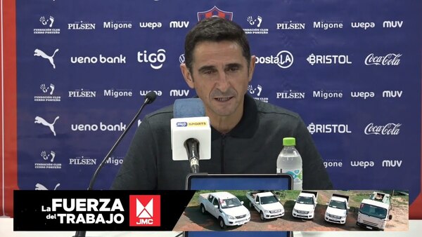 Cerro Porteño vs. General Caballero JLM: Palabras del DT Manolo Jiménez