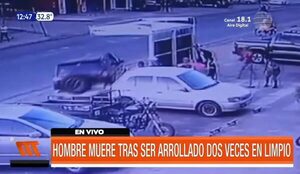 ¡Terrible! Hombre muere tras ser arrollado dos veces | Telefuturo