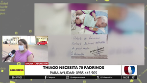 Thiago necesita 70 padrinos: pide ayuda para recuperarse de la hidrocefalia congénita - Unicanal