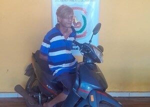 Ofrecía una moto hurtada por Gs. 50.000 pero fue aprehendido por la Policía - Oasis FM 94.3