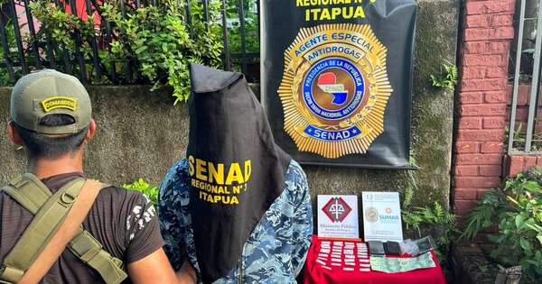 Diario HOY | Encarnación: capturan a “delivery” de cocaína que proveía a estudiantes