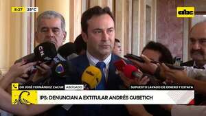 Video: Andrés Gubetich, expresidente de IPS, denunciado por estafa - ABC Noticias - ABC Color