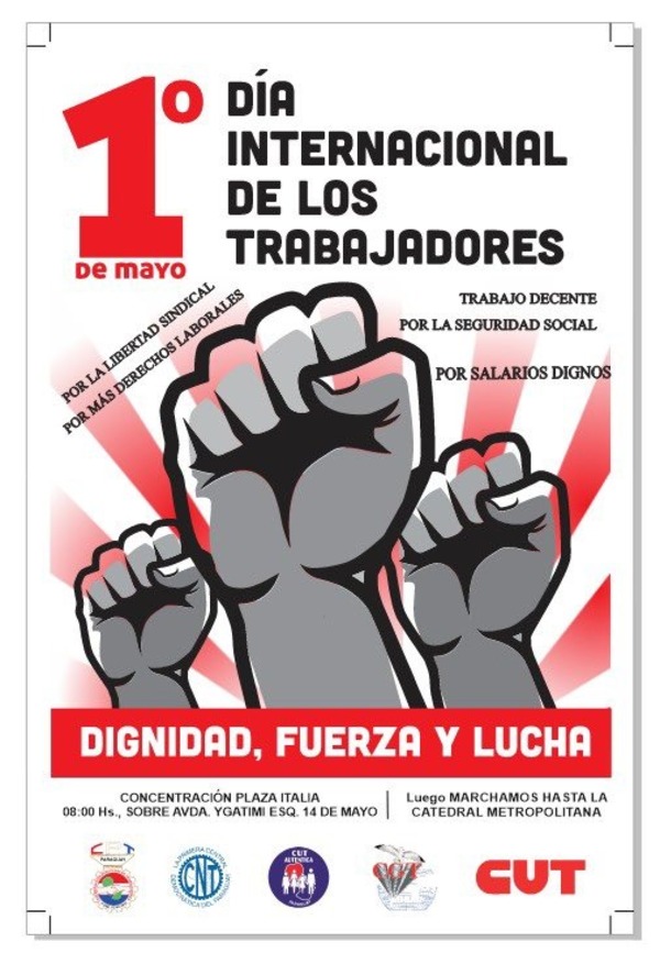 Centrales obreras marcharán por mejores condiciones laborales - ADN Digital