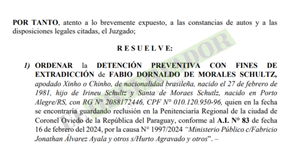 Ordenan detención de presunto jefe de la banda que vació bóveda de cambistas