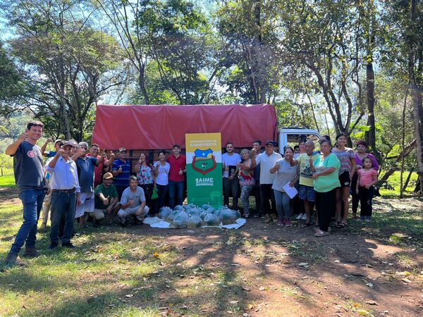 EBY respalda a productores de piscicultura en Cambyretá con la entrega de alevines