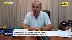 Video: Cambio en cúpula policial de Itapuá  - ABC Noticias - ABC Color