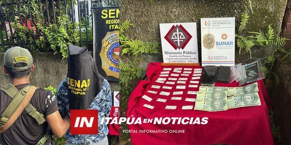 “DELIVERY” DE COCAÍNA SE MANEJABA EN ZONA CÉNTRICA Y CON CLIENTES “EXCLUSIVOS” - Itapúa Noticias